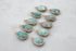 natural amazonite charms, 20x13mm, free form pendant, gold plated, blue drop pendant, drop pendant, sold as 1 piece, gemstone pendant,